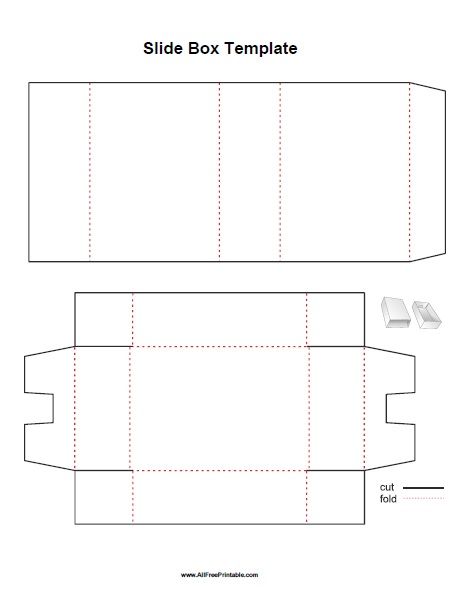 Free Printable Slide Box Template How To Make A Matchbox Out Of Paper, Favor Box Template Free, Match Box Template, Sliding Box Template, Valentine Box Templates Free Printables, Slide Box Template, Slide Box Packaging, Mini Box Template, Gift Box Template Printable