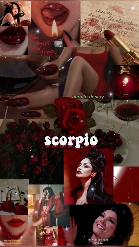 Scorpio Girl Aesthetic, Venus In Scorpio Aesthetic, Scorpio Woman Aesthetic, Scorpio Vibes Aesthetic, Scorpio Wallpaper, Fall Wallpaper Tumblr, 18th Birthday Party Themes, Scorpio Art, Scorpio Women