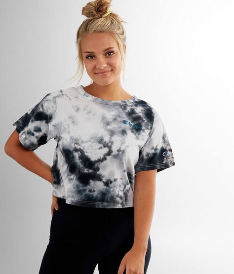 Jersey Crop Top, Cotton Citizen, Grey Tie Dye, Tie Dye Cotton, Black Tie Dye, Top Crop, Cropped T Shirt, Big Sky, All Over