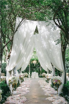 garden outdoor wedding aisle decor / http://www.himisspuff.com/outdoor-wedding-aisles/5/ Wedding Aisle Decorations Outdoor, Wedding Aisles, Wedding Aisle Outdoor, Wedding Backyard, Rustic Wedding Decorations, Garden Weddings Ceremony, Wedding Lighting, Wedding Colour, Wedding Aisle Decorations