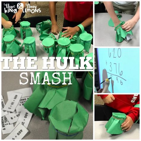 Superhero Lesson Plans, Superhero Lessons, Superhero Preschool, Superhero Math, Super Hero Activities, Addition And Subtraction With Regrouping, Amy Lemons, Subtraction With Regrouping, Superhero Classroom Theme