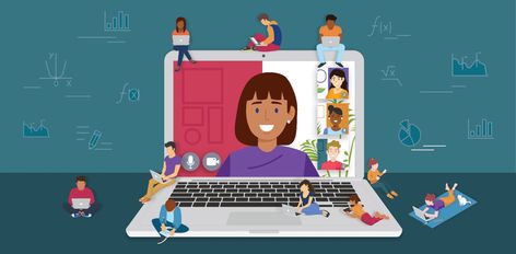 Online learning | ISTE Online Etiquette, Student Apps, Student Collaboration, Formative And Summative Assessment, Ppt Template Design, Learn Animation, Motion Design Animation, Afterschool Activities, Technology Trends