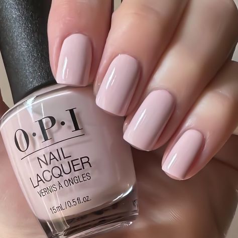 Square Cream Nails, Pale Pink Nails, Opi Colors, Lovely Moments, Cream Nails, Opi Nail Lacquer, Movie Buff, Neutral Nails, Elegant Nails