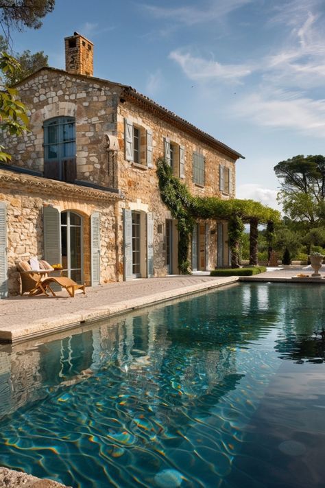 Tuscany Houses, Provence Aesthetic, Portugal Villa, Provence Home, Classy House, Provence House, Tuscany House, Italy Villa, Houses In France