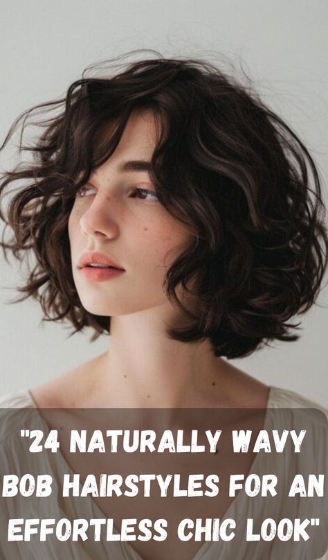 Curly Medium Bob Hairstyles, Short Hairstyles For Naturally Wavy Hair, Bob For Frizzy Hair, Layered Bob Hairstyles Curly Hair, Short Bob For Thick Wavy Hair, Short Bobs For Wavy Hair, Short Haircuts For Naturally Wavy Hair, Stacked Wavy Bob Haircut, Fine Wavy Hairstyles Medium