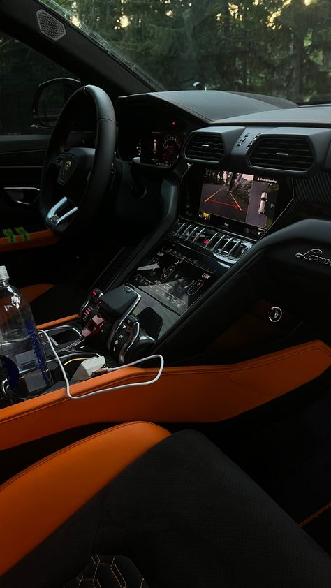 Aesthetic Lamborghini, Lamborghini Urus Interior, Crazy Aesthetic, New Tesla Roadster, Lamborghini Interior, Fastest Car, Cool Truck Accessories, Car Seat Poncho, Reverse 1999