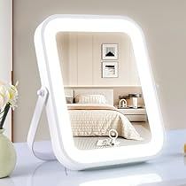 Light Up Vanity, Travel Makeup Mirror, Lighted Vanity, Vanity Mirror With Lights, Portable Mirror, Makeup Desk, Lighted Vanity Mirror, Mirror Makeup, Travel Mirror