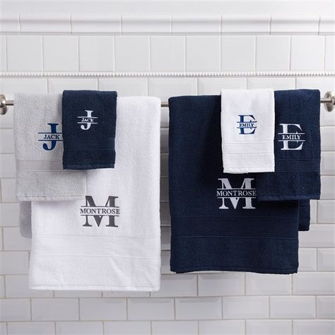 Monogrammed linens