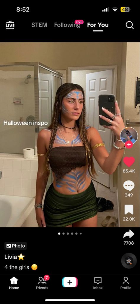 Avatar Dress Up, Halloween Costumes Avatar, Avatar Costume Women, Avatar Halloween Costumes, Avatar Costume, Warm Halloween Costumes, Avatar Halloween, Halloween Rave, Fest Temaer