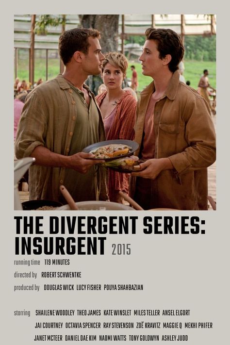 The Divergent Series: Insurgent Movie Poster Insurgent Movie, Album Prints, Indie Movie Posters, The Divergent, Movie Collage, Iconic Movie Posters, Movie Card, Film Posters Minimalist, Septième Art