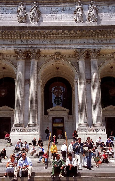 New York City Public Library, New York Public Library Aesthetic, New York School Aesthetic, Government Aesthetic, Nyc Romance, Public Aesthetic, Nyc Library, Ny Public Library, Nyc Public Library