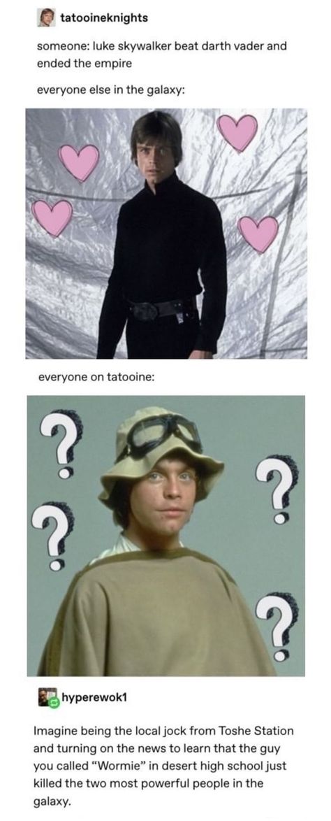 Anakin Vader, Prequel Memes, Trash Compactor, Hilarious Pictures, Star Wars Jokes, Stars Wars, Star Wars Comics, Mark Hamill, Bad Feeling