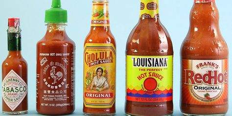 Hot-sauce taste test: Louisiana, Cholula, Tabasco, Sriracha, Frank's Red Hot - Business Insider Double Burger, Alabama White Sauce, Texas Pete, Creole Mustard, Hot Sauce Recipes, Hot Sauces, Taste Test, Chilli Sauce, Seasoning Blend