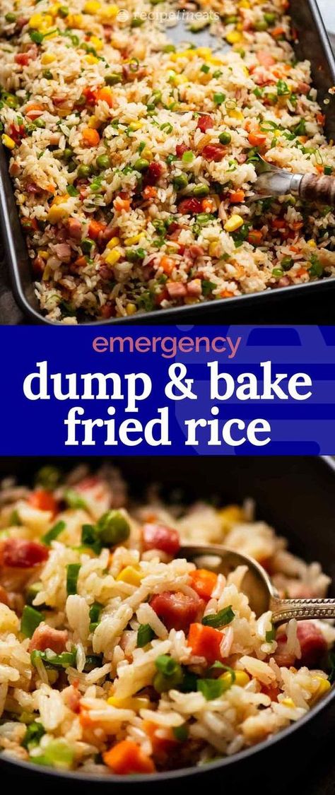 Recipe Tin Eats Fried Rice, Fried Rice Casserole Recipes, Baked Rice Dishes Ovens, Asian Chicken And Rice Bake, Vegan Baked Risotto, Oven Baked Fried Rice, One Pan Fried Rice, Oven Baked Fried Rice Recipes, Oven Baked Vegetable Rice