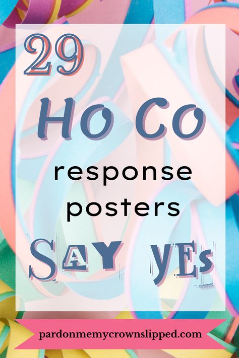 Say yes with one of these amazing replies to a homecoming invite. Promposal response ideas to surprise your date with a yes Answer To Homecoming Ideas, Homecoming Saying Yes Ideas, Homecoming Posters Saying Yes, Yes Replies To Homecoming, Response To Dance Invite, Saying Yes To Dance Ideas, Homecoming Responses Ideas, Hoco Dance Responses, Say Yes To Dance Ideas