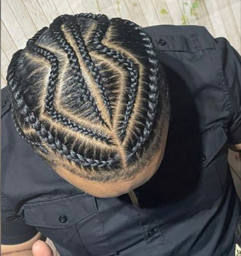 Braided Hairstyles For Man, Two Braids On Men, Cornrow On Men, Cornrow Hairstyles Men Black, Cornrow For Men Black, Braided Hairstyles On Men, Cornrows On Black Men, Mens Braids Full Head, Braiding Hair Styles For Men