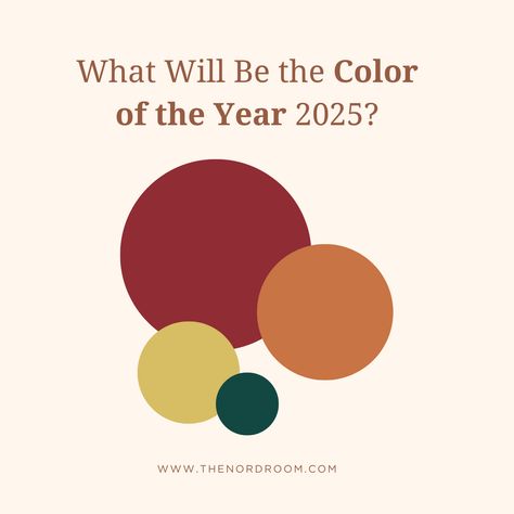 2025 Color Of The Year, Small Spare Room, Deep Autumn Color Palette, Deep Autumn, Lucky Colour, Fall Color Palette, Spare Room, Color Of The Year, Colour Schemes