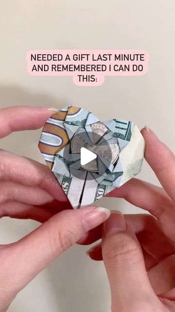 Valentina Balance on Instagram: "This gift has a 100% success rate #giftideas" Money Origami Heart, Folding Money, Dollar Bill Origami, Creative Gift Wraps, Gift Wrapping Techniques, Creative Money Gifts, Honey Gifts, Weekend Crafts, Gift Wrapping Inspiration