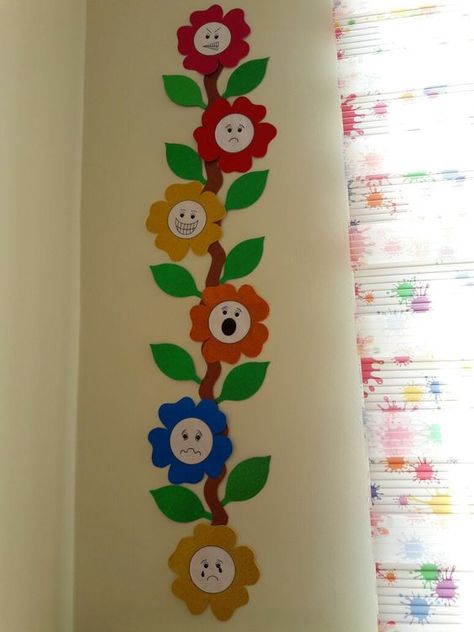 Hanging Charts In Classroom, Preschool Wall Decoration Ideas, Preschool Decor, Diy Classroom Decorations, School Board Decoration, Preschool Classroom Decor, Preschool Art Activities, Hand Crafts For Kids, Diy Paper Crafts Decoration