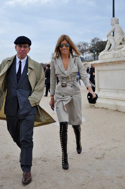 La Dolce Vita: Glamour Obsession: French, Do It Better. Carine Roitfeld Style, Emmanuelle Alt, Christian Louboutin Boots, Giovanna Battaglia, Carine Roitfeld, Diana Vreeland, Beige Outfit, French Girl Style, Anna Wintour