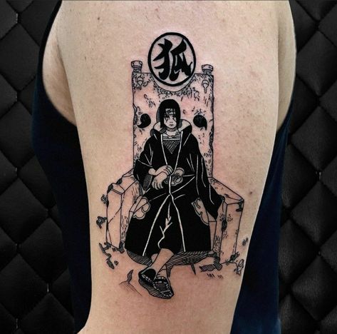 K Pop Tattoo, Uchiha Tattoo, Itachi Tattoo, Left Arm Tattoos, Tattoo Anime, Manga Tattoo, Naruto Tattoo, Crow Tattoo, Itachi Uchiha Art