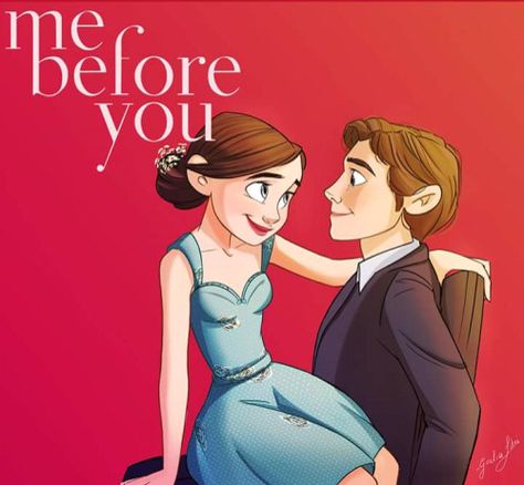 "Me Before You" fan art. Clark Outfit, Bd Art, Jojo Moyes, Film Posters Art, Chick Flicks, Romantic Movies, Romance Movies, Book Memes, Film Serie