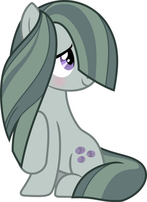 Marble Pie Blush Vector by TheFrostSpark.deviantart.com on @DeviantArt Marble Pie, Baby Sea Otters, Stitch App, Dragon Wolf, Sea Otters, Mlp Characters, My Lil Pony, Mlp Fan Art, Anime Toys