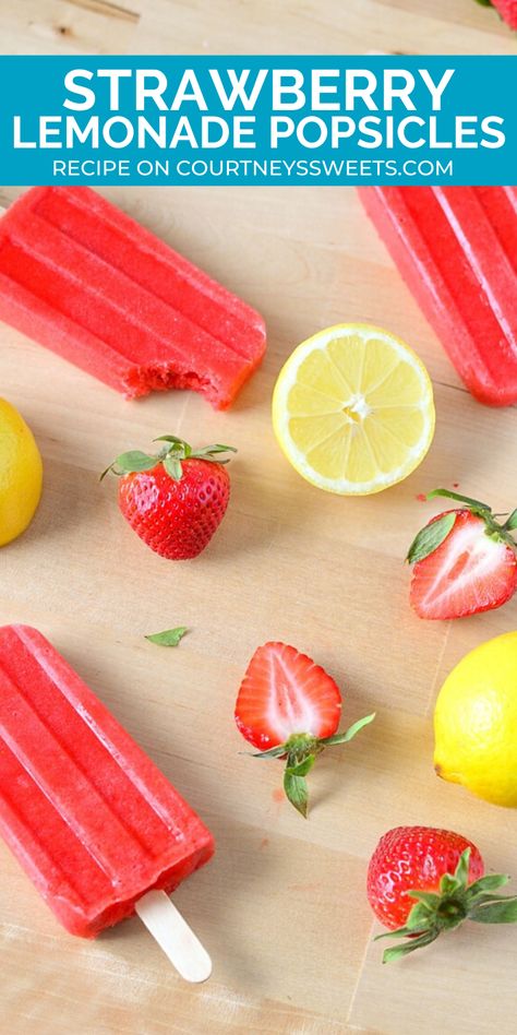 Gourmet Popsicle Recipes, Best Popsicle Recipes, Simple Popsicle Recipes, Lemon Popsicles Recipes, Lemonade Popsicle Recipes, Popsicle Recipes Easy, Hello Popsicles, Diy Popsicle Recipes, Homemade Popsicles For Kids