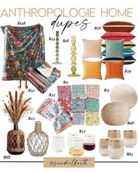 Anthropologie Rug Living Room, How To Decorate Like Anthropologie, Anthropology Inspired Bedroom, Anthropologie Mantle Decor, Amazon Eclectic Decor, Eclectic Amazon Finds, Anthro Inspired Bedroom, Anthropologie Home Decor Inspiration Living Room, Anthropology Home Decor