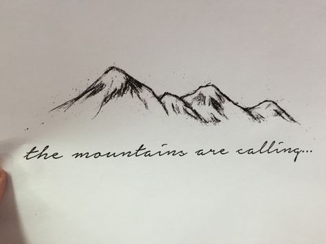 Mountain range tattoo Mountain Outline, Tattoo Mountain, Mountain Range Tattoo, Tattoo Foot, Tattoos Mandala, Outline Tattoo, Tattoo Zeichnungen, Mountains Are Calling, Tattoo Girls