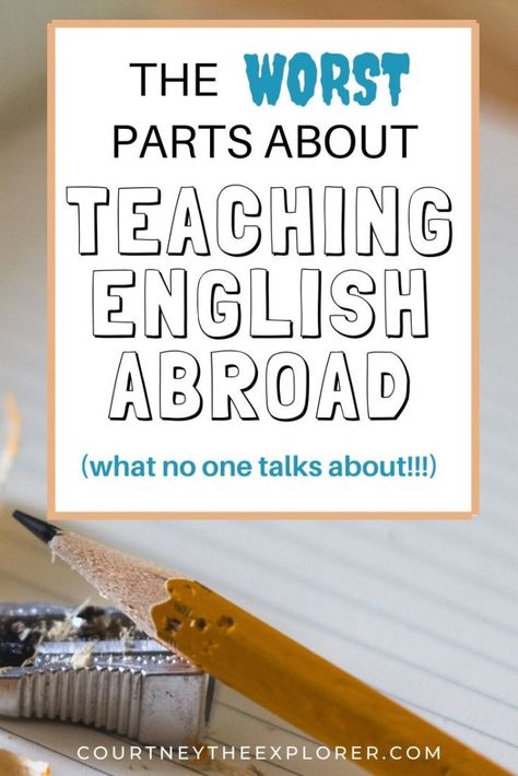 Work Overseas, Teaching English Abroad, Teach Abroad, Teaching English Grammar, Teaching English Online, Work Abroad, Esl Teachers, Esl Teaching, English As A Second Language