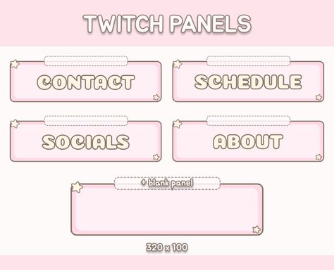 #twitch #stream #twitchpanel #free #lightpink #aesthetic Free Twitch Panels, Twitch Overlay Free, Free Stream Overlay, Free Twitch Overlay, Light Pink Aesthetic, Twitch Panels, Stream Overlay, Twitch Overlay, Twitch Stream