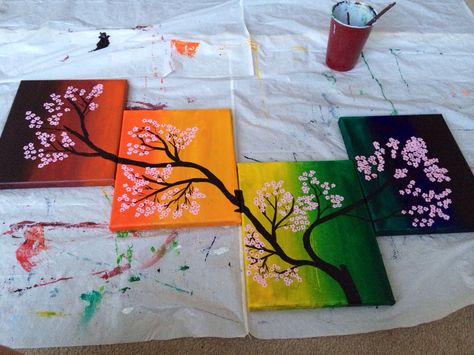 Dual Canvas Painting Ideas, 4 Canvas Painting Ideas Wall Decor, 4 Piece Canvas Painting, 4 Piece Canvas Art, 3 Canvas Painting, Multi Canvas Painting, Multiple Canvas Paintings, Bathroom Paintings, Bedroom Paintings