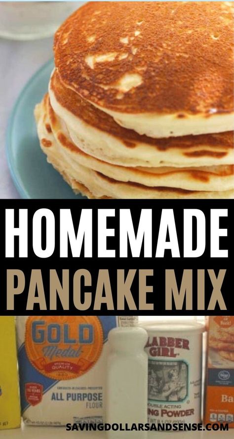 Homemade Pancake Mix Easy, Fluffy Pancakes From Scratch, Diy Pancake Mix, Best Pancake Recipe Ever, Homemade Pancake Mix Recipe, Easy Pancake Mix, Homemade Pancakes Fluffy, Easy Homemade Pancakes, Pancake Mix Recipe