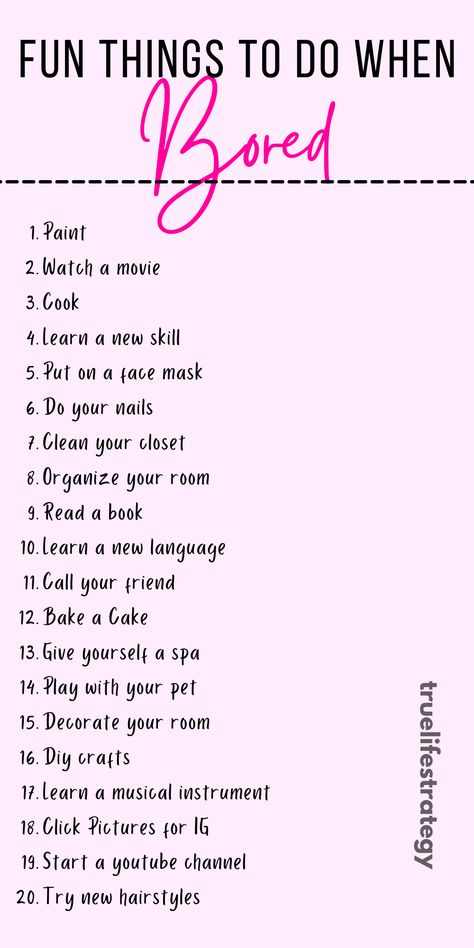 fun things to do at home when you are bored Fun Stuff To Do At Home, Bored Aesthetic, Bored List, Game Room Home, Reading Quote, Crafts To Do When Your Bored, Home Game Room, Bored Jar, Health Aesthetic