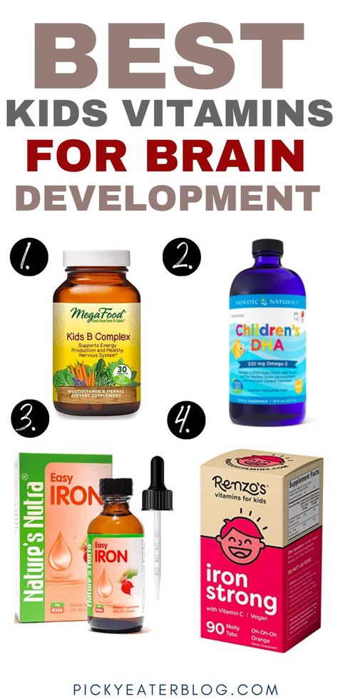 Brain Development Food, The Brain For Kids, Brain Food For Kids, Healthy Vegetarian Breakfast, Iron Vitamin, Vitamins For Kids, Herbal Healing, Healthy Brain, Brain Food