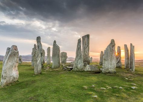 Scotland Aesthetic, Scotland Road Trip, Places In Scotland, Standing Stones, Outer Hebrides, Standing Stone, Places On Earth, Visit Scotland, Scotland Travel