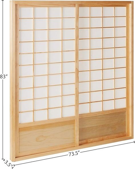 Amazon.com: Red Lantern 7 ft. Tall Zen Shoji Sliding Door Kit-Natural : Tools & Home Improvement Shoji Screen Doors, Shoji Sliding Doors, Shoji Screen, Screen Doors, Red Lantern, Door Kits, Phase 2, Sliding Door, Wabi Sabi