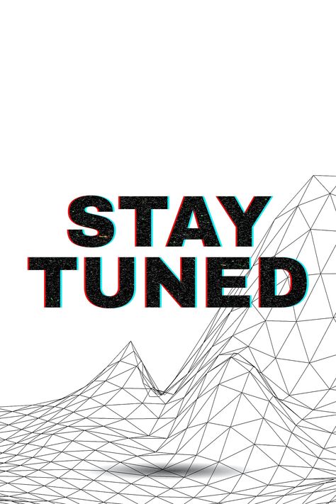 Download free illustration of STAY TUNED typography wavy background about 3d wave, 3d wave background, 3d wave pattern, abstract wave and abstract Stay Tune Poster, Stay Tuned Image, Stay Tuned Design, Wavy Background, Wave Background, Ads Creative Advertising Ideas, Advertising Ideas, Free Illustration Images, Waves Background