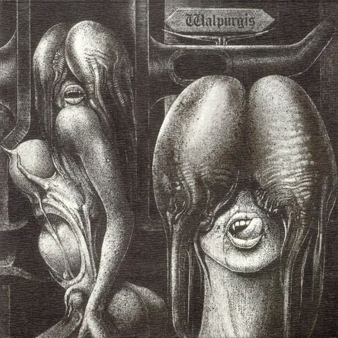 Walpurgis, 'The Shiver' Hr Giger Art, Celtic Frost, Greatest Album Covers, Giger Alien, Giger Art, H.r. Giger, Cool Album Covers, Horror Tattoo, Cosmic Horror