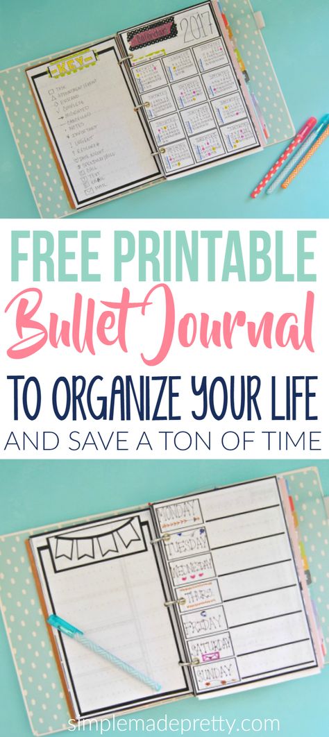 These free printable bullet journal pages will help you get organized and reduce time. You will find more time in your day since the bullet journal template is already made for you. Try these free printables to organize your personal life. Jourling Ideas, Organizing Journal, Bullet Journal Examples, Bullet Journal Calendrier, Bullet Journal Template, Planners Printables, Printable Bullet Journal, Bullet Journal Pages, How To Bullet Journal