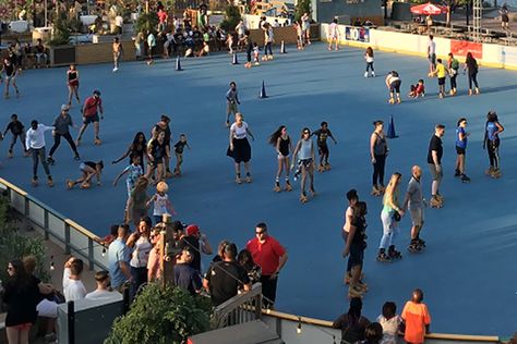 Outdoor Skate Rink, Outdoor Roller Skating Rink, Outdoor Skating Rink, Outdoor Roller Skates, Outdoor Rink, Spring Themes, Roller Skating Rink, Cross County, Park Pavilion