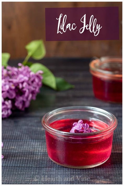 Lilac Jelly, Lilac Scent, Edible Flowers Recipes, Weck Jars, Canning Jam, Dandelion Jelly, Homemade Jelly, Jam And Jelly, Jelly Recipes