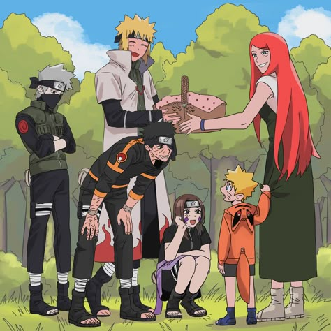 Team Minato, Naruto Stuff, Naruto Minato, Kushina Uzumaki, Naruto Fan Art, Naruto Sasuke Sakura, Naruto Comic, Naruto Shippuden Characters, Naruto Shippuden Sasuke