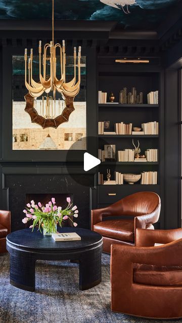 Jaimee Rose Interiors on Instagram: "A closer look at one of the swankiest spaces in #ProjectTheQuarterbackAndTheCheerleader -- our client @tiffcheck dreamed of a hearth room next to her kitchen where everyone felt cozy and could linger and chat. It's giving "yes, please." 
Squad: @eandacustomhomes @jasoncheck @tiffcheck @pinnacleconceptions @ryssopeters @mjstone05 @hickorychair @thomastalksfurniture @phillipjeffriesltd @phillip_jeffries @jaimeeroseinteriors 

Video: @thisisnickdotcom 
Still: @johncwoodcock" Phillip Jeffries, Hearth Room, Bunk Room, Media Room, Instagram A, Felt, Media, Instagram