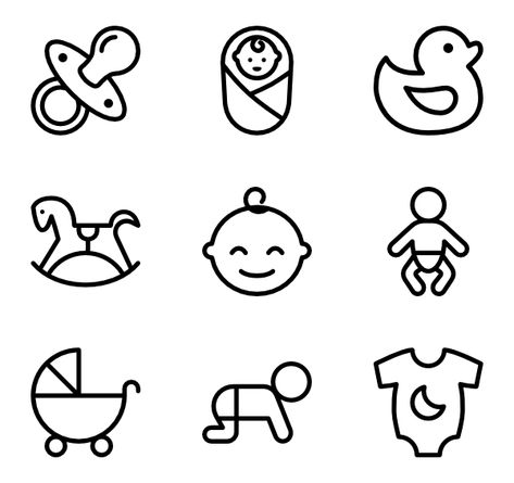 35 Baby & Children icons for personal and commercial use. Those icons Lineal icon. Download for free at flaticon.com now! #Flaticon #freeicons #icons #childrenday #childrens #family #kindergarten #baby Baby Graphic Design, Family Kindergarten, Baby Doodle, Boy Nursery Design, Family Icon, Back Icon, Baby Logo Design, Logo Baby, Baby Icon