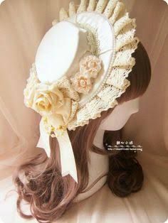 Topi Vintage, Victorian Cosplay, Victorian Hats, Fancy Hats, Doll Hat, J Fashion, Harajuku Fashion, Lolita Dress, Gothic Lolita