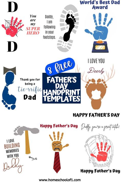 handprints for father's day Fathers Day Gifts Handprints, Father’s Day Crafts For Kids Church, Fathers Day Crafts Printables, Father Day Printables Free, Fathers Day Templates Free Printable, Printable Fathers Day Crafts For Kids, Father’s Day Handprint, Father’s Day Crafts For Toddlers, Father’s Day Handprint Craft