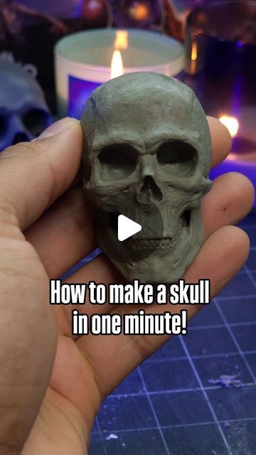 How To Make Skull From Clay, Skeleton Clay, Clay Skeleton, Clay Skull, Skeleton Face, Plastic Skeleton, Dental Anatomy, Art Hacks, Hobby Craft