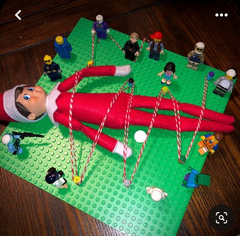 Elf On The Shelf Ideas Over The Top, Elf On The Shelf Ideas Alphabet, Elf On The Shelf Hungry Hippos, Elf On Shelf Lego Ideas, Lego Elf On The Shelf, Elf Older Kids, Elf On Shelf Basketball Ideas, Elf Lego Ideas, Elf Magnatiles